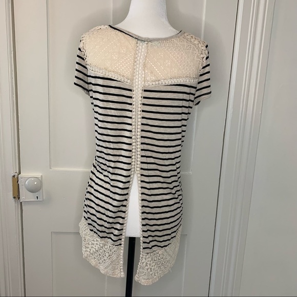 Striped Lace Shirt - Picture 8 of 8